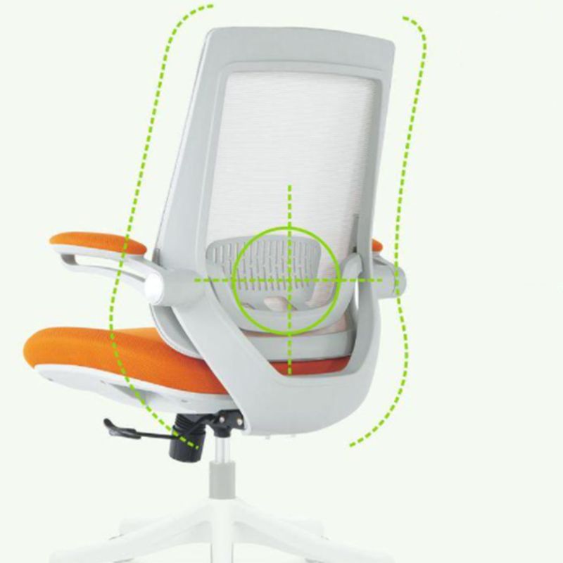 Adjustable Arm Office Chair Modern Working Chair with Wheels