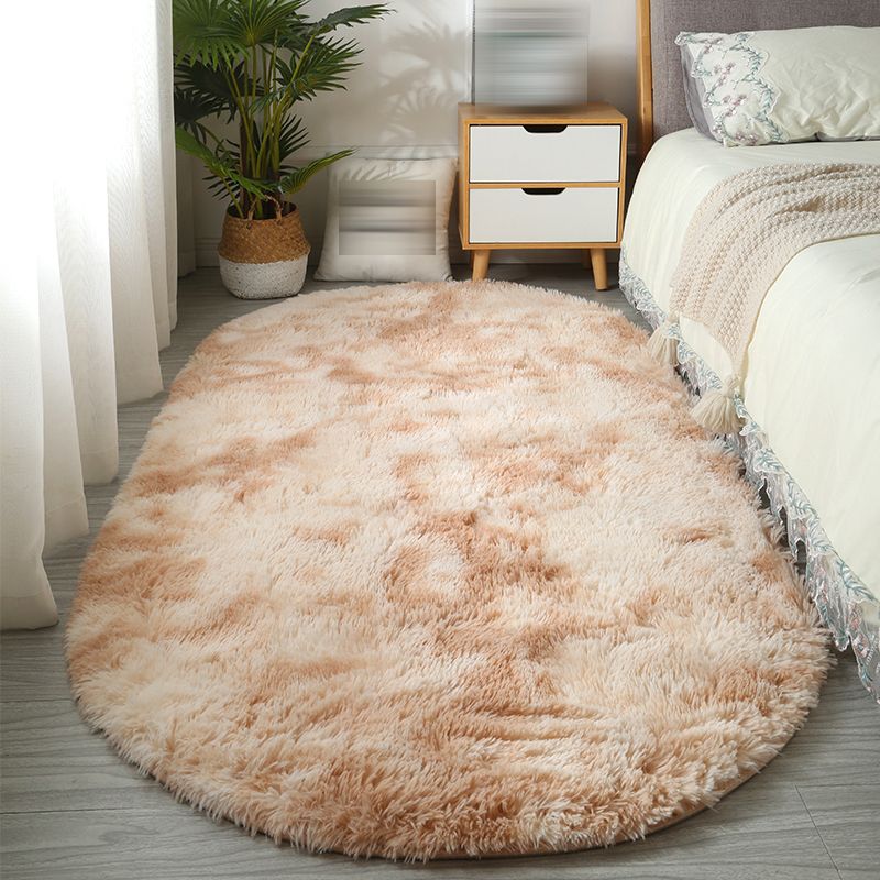 Tappeto comodino minimalista semplice tappeto in poliestere con tappeto con supporto non slip