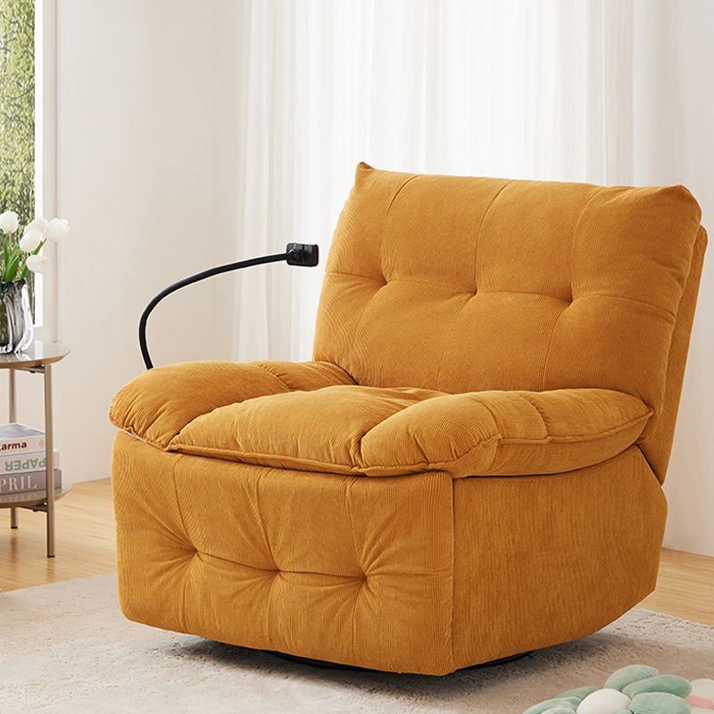 Modern & Contemporary Standard Recliner Rocking Corduroy Recliner Chair