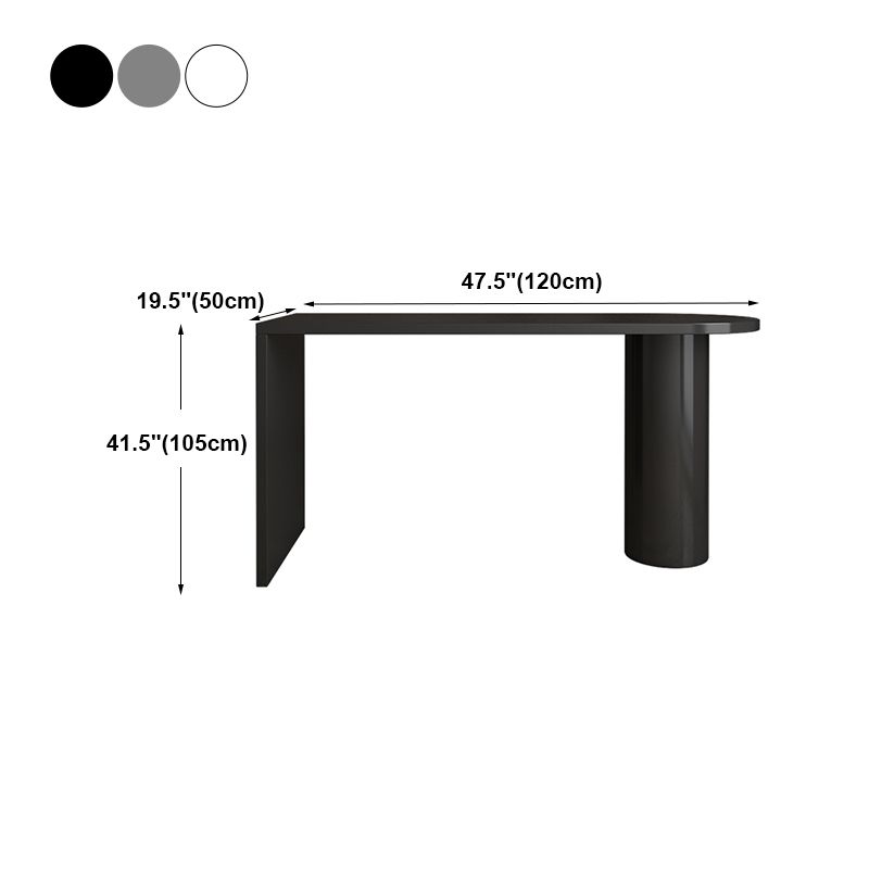 Industrial Style Iron Bar Table Wood Specialty Top 41.3"H Bistro Table for Living Room