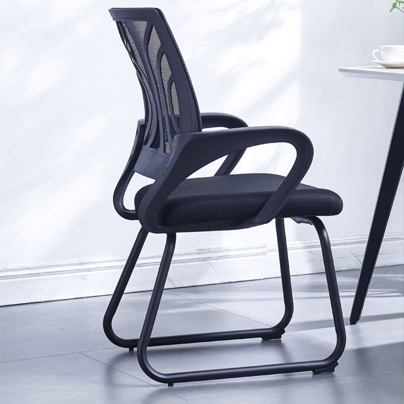 Ergonomic Mesh Mid-Back Desk Chair Stainless Steel No Distressing Office Chair