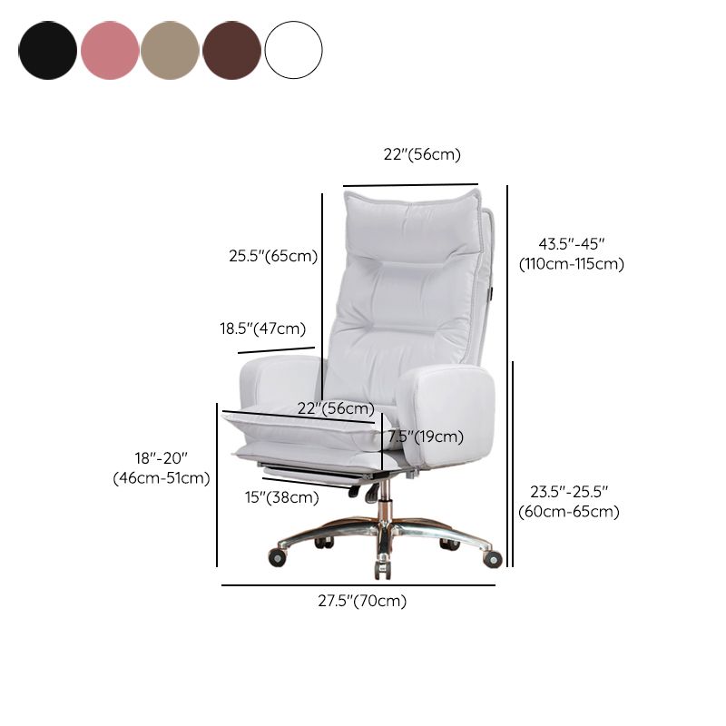 Contemporary Tilt Mechanism Arm Chair Executive High Back Swivel Chair