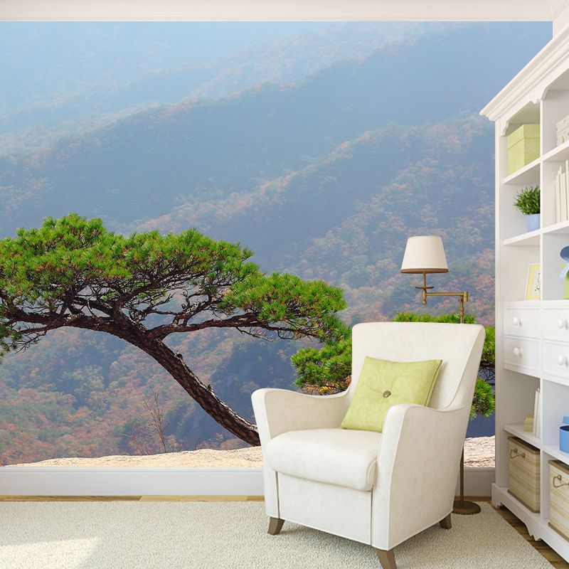 Photography Landscapes Wall Mural Moisture Resistant Mountain Decorative Wall Mural