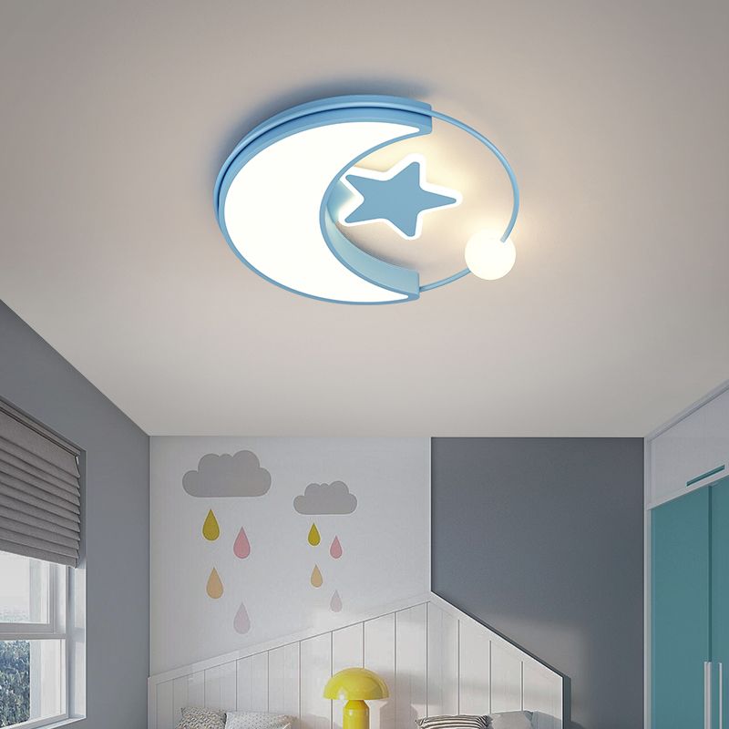 Kids Style Unique Shape Ceiling Fixtures Metal Ceiling Mounted Lights