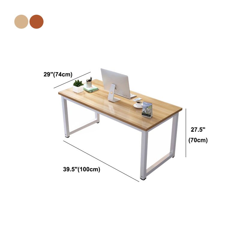 Mission Style Home Bedroom Desk Rectangular Office Artificial Wood Writing Desk