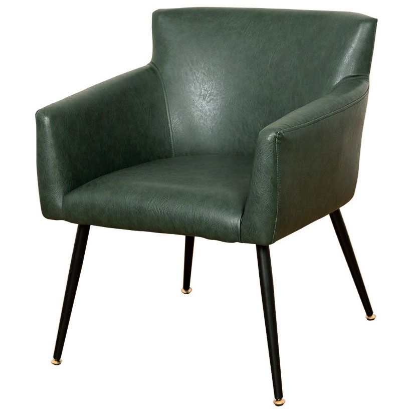 Modern Faux Leather Dining Chair Parsons Chair in Matte Finish for Home