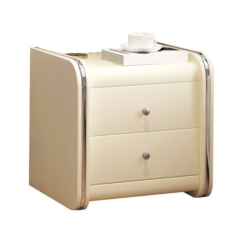 Drawer Storage Nightstand Contemporary Bedside Cabinet for Bedroom