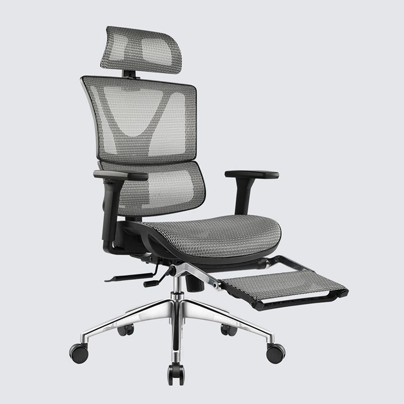 Removable Arms Office Chair Adjustable Seat Height Modern Desk Chair with Wheels