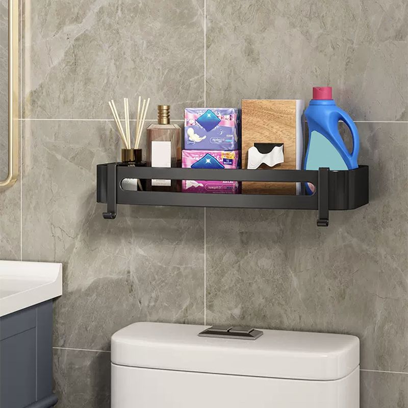 Modern Bath Hardware Set Bath Shelf Silver/Black Bathroom Accessory Kit