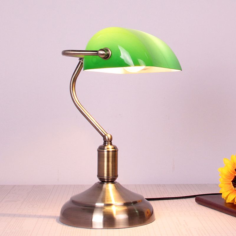 Moderner Stil einzigartiger Form Nachttisch Lampe Glas 1 Lichttisch Licht