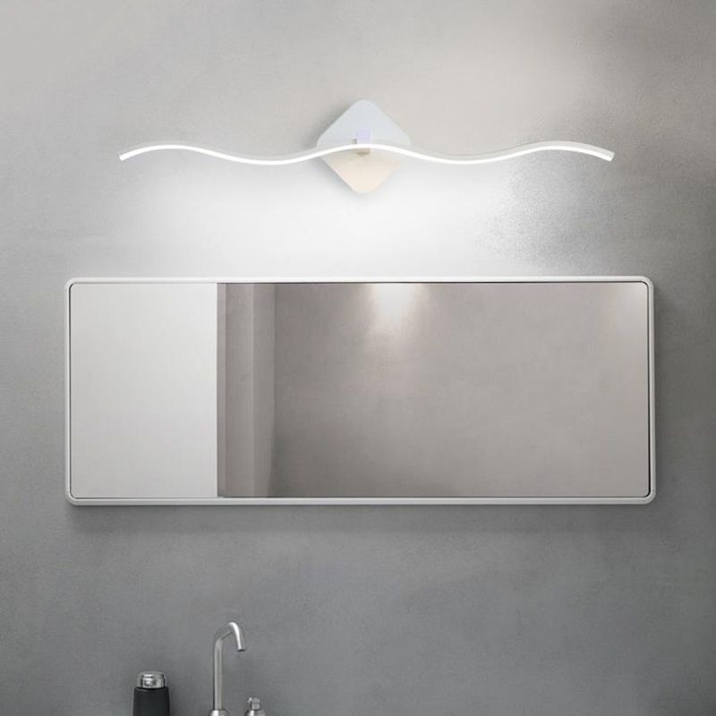 1-licht Noordse stijl metalen ijdelheid licht rechte LED Mirror Light voor badkamer