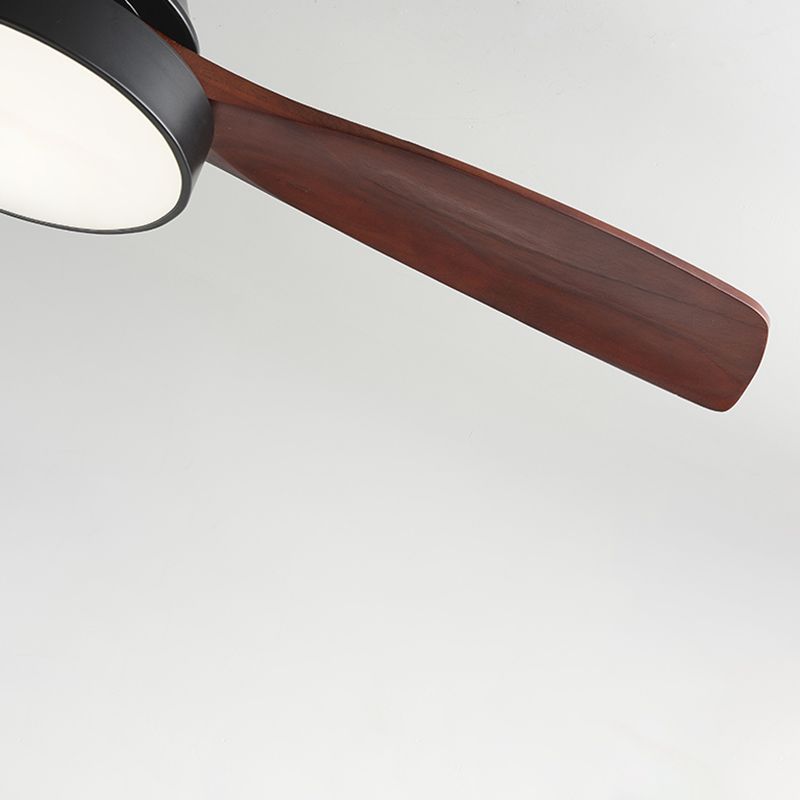 Wooden Ceiling Fan Light Fixture Modern LED Ceiling Lamp for Bedroom