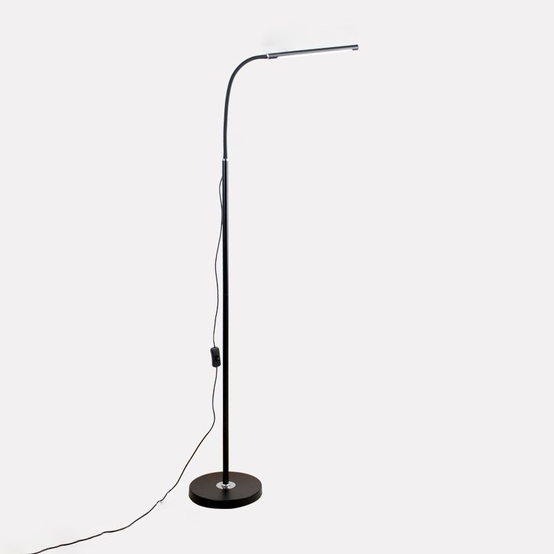 Linear Shape Metal Floor Lamp Modern Style 1 Light Floor Lamp Fixture