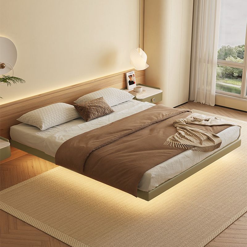 Solid Wood Platform Bed Modern Pine Wood Platform Bed for Bedroom