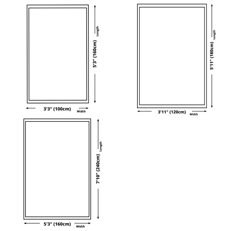 Minimalistische Neuheit Form Teppich Moderner Innenteppich Polyester Fleckenfesterer Teppich für Wohnzimmer