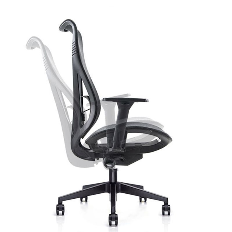 Contemporary Arm Chair Adjustable Arms Adjustable Seat Height Swive Office Chair