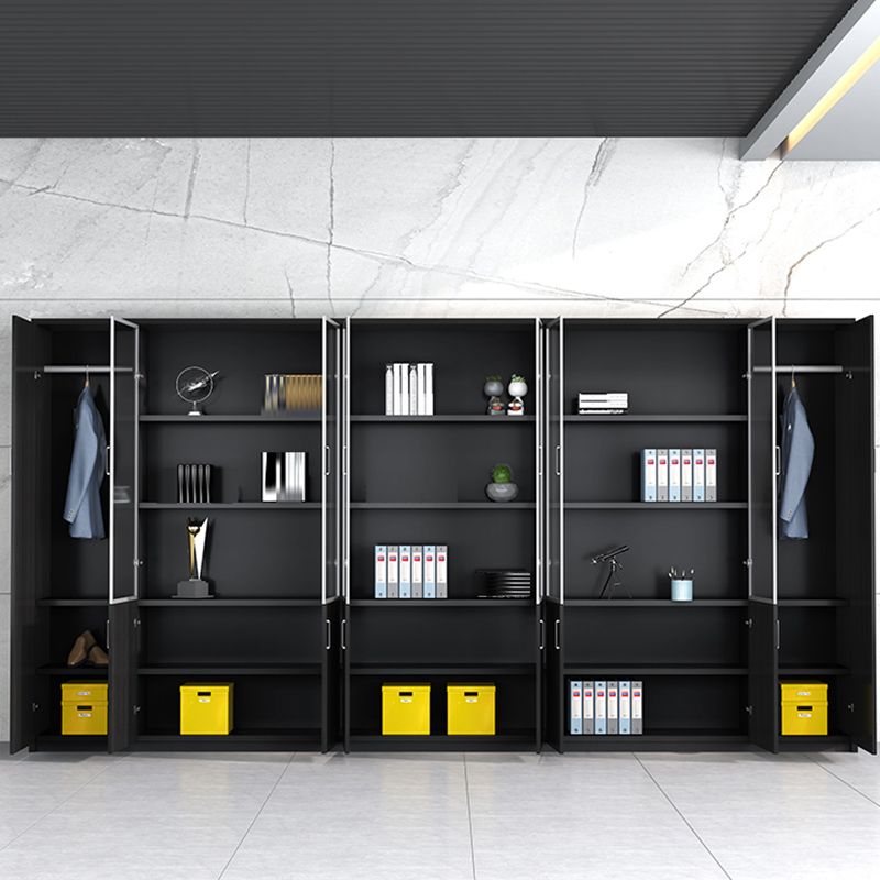 Contemporary Vertical File Cabinet Wooden Frame Storage Filing Cabinet