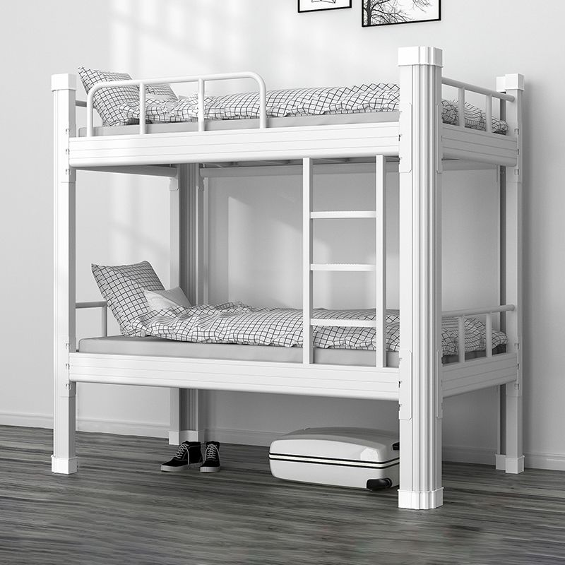 Modern Metal Platform Bed Open Frame Bunk Bed with Guardrail