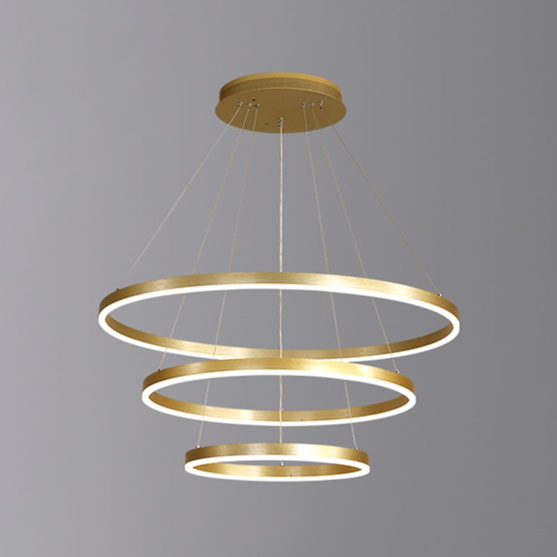 Round Shape Pendant Chandeliers Modern Metal Chandelier Lighting Fixtures