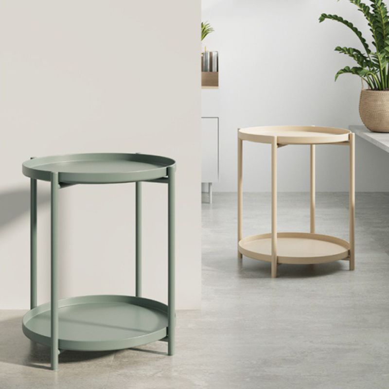 White/green/Black/yellow 4 Legs Modern Style Metal Iron Nightstand