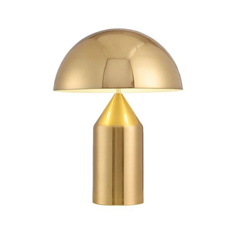 Pilz geformte Schreibtischlampe moderne einfache metallische Tischlampe für Wohnzimmer Schlafzimmer