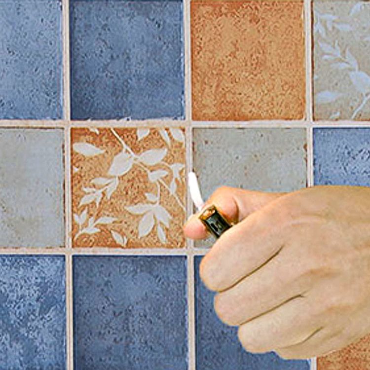 Grid Mosaic Peel & Stick Tile Water-resistant Kitchen Backsplash Wallpaper