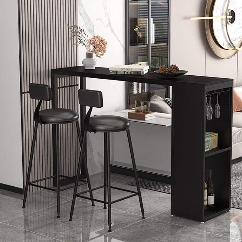 Industrial Rectangle Sintered Stone Table Bar Counter Table for Home