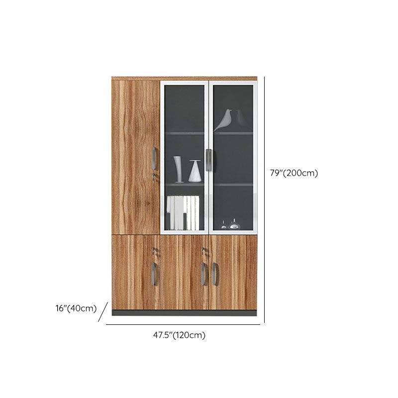 Engineered Wood Modern File Cabinet with Lock Storage for Home Office