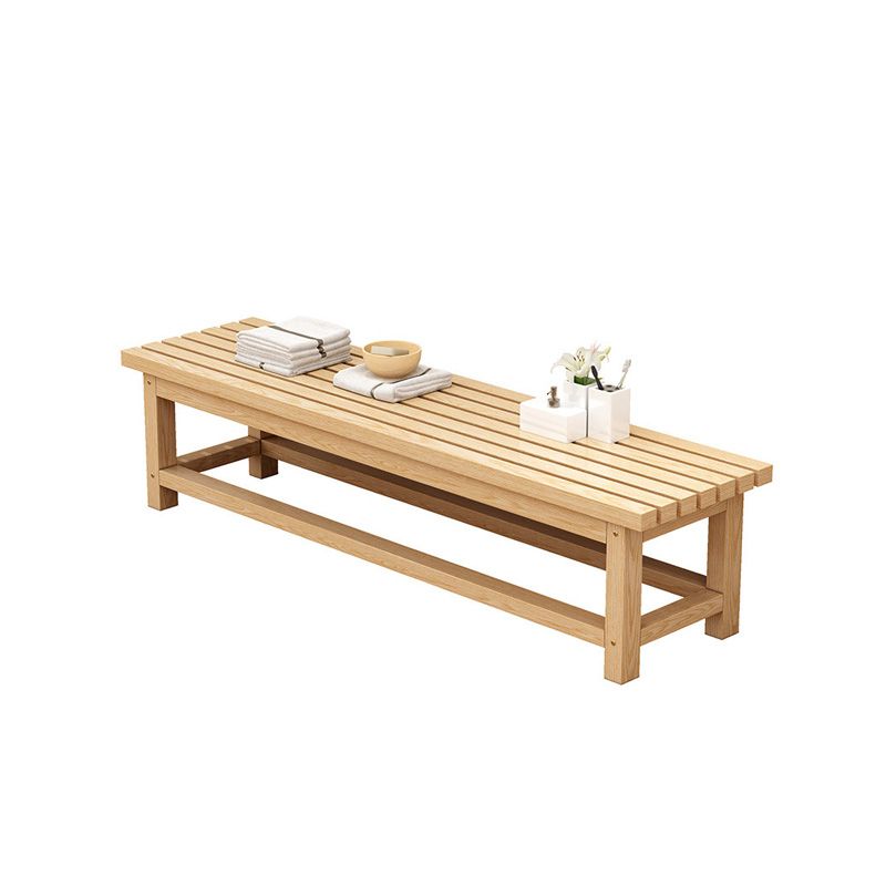 15.7" Wide Modern Entryway and Bedroom Bench Wood Bench with Legs