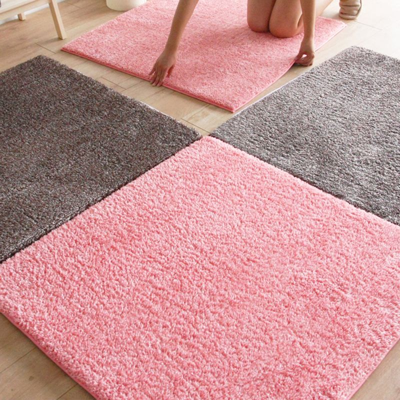 Living Room Carpet Tiles Color Block Stain Resistant Level Loop Carpet Tiles