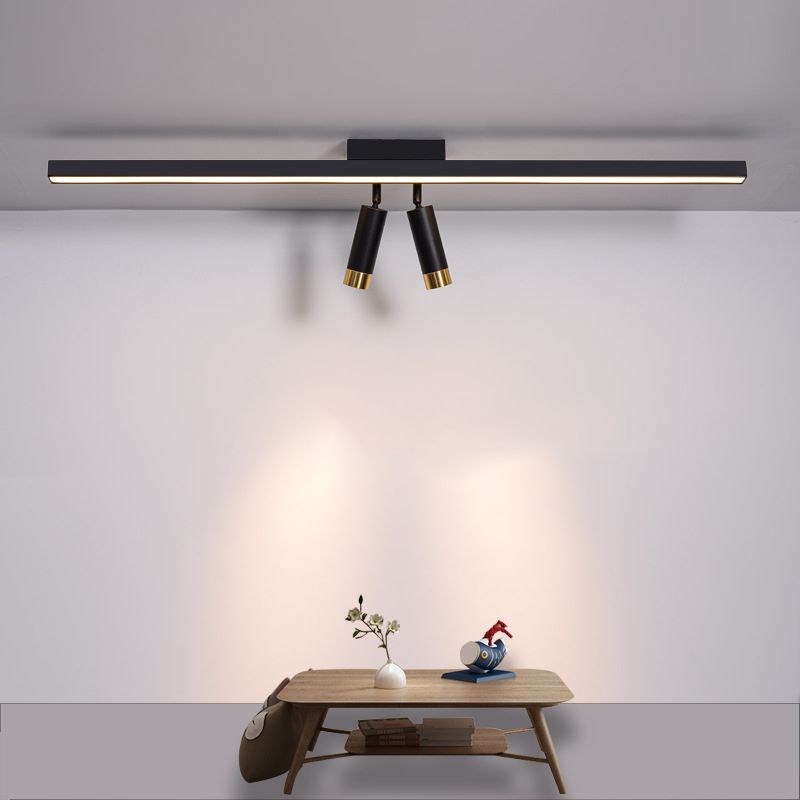 Modern Strip Track Light Fixture Flush Mount Ceiling Light for Clothing Store