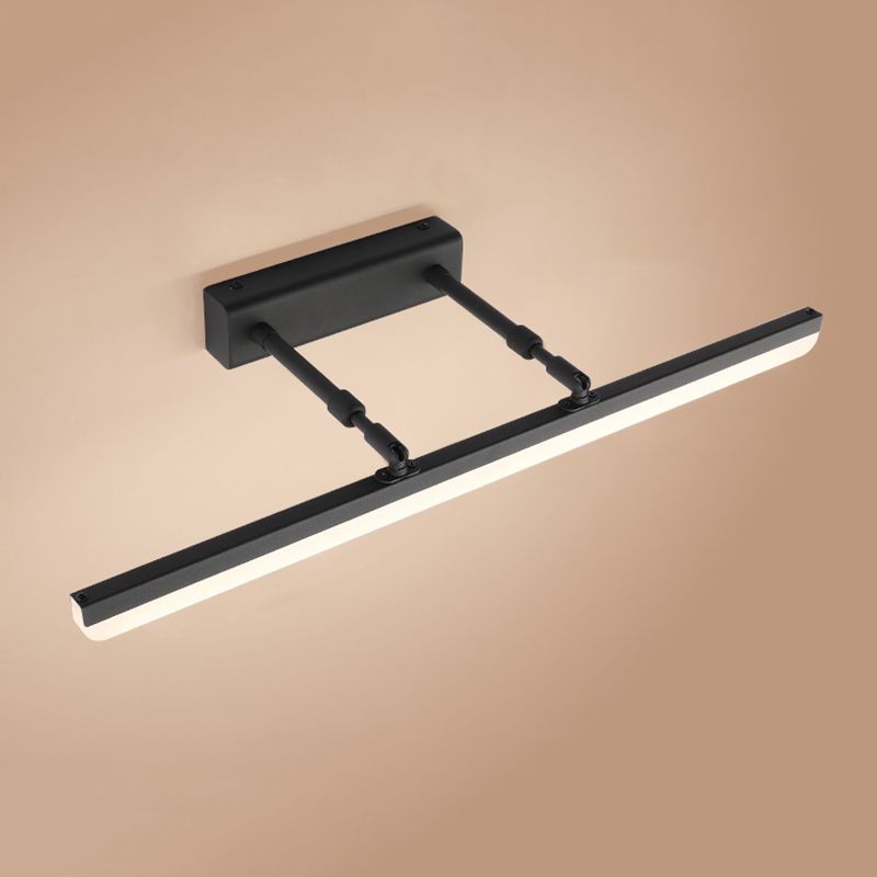 Metal Linear Wall Lighting Fixture Contemporary LED Wall Light Fixture for Bathroom