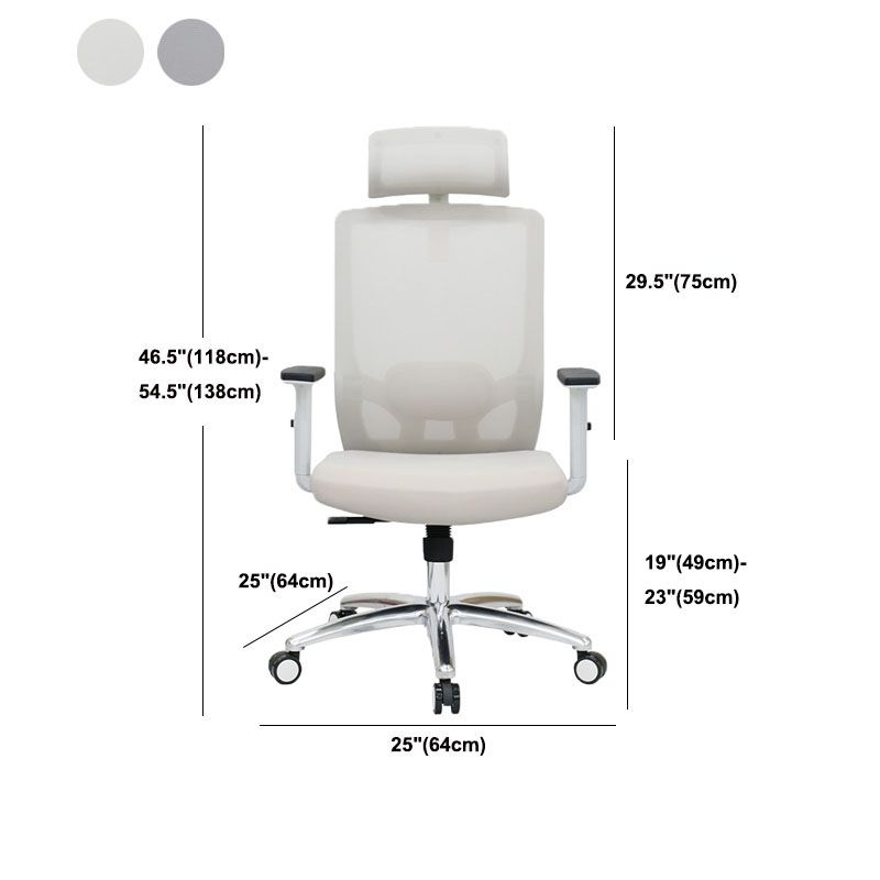 Fixed Arms Desk Chair High-back Ergonomic Office Chair Mesh Desk Chair