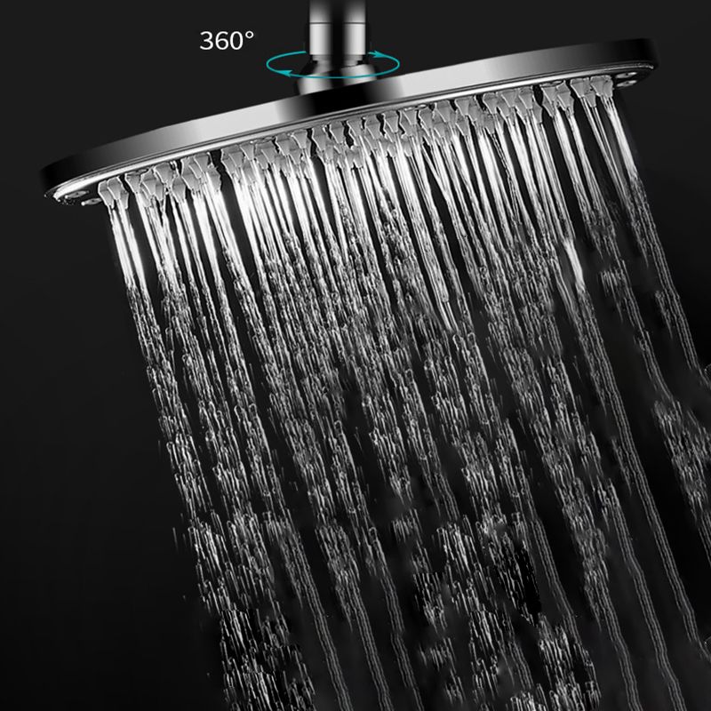 Contemporary Style Shower Head Bathroom Fixed Shower Head with Round and Square Shape