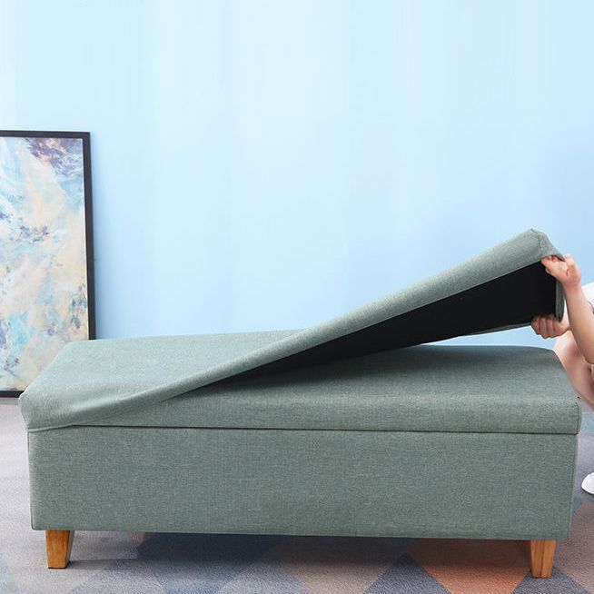 Modern Seating Bench Foam Cushioned Bench with Flip Top for Bedroom