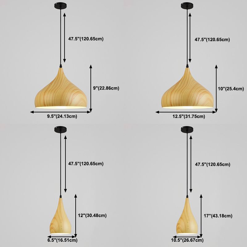 Nordic Style Aluminum Pendant Light Geometry Grain Bulb Ceiling Lamp for Bedroom