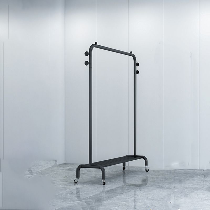 Industrial Hall Stand Metal Hooks Shelving No Distressing Free Standing Coat Rack