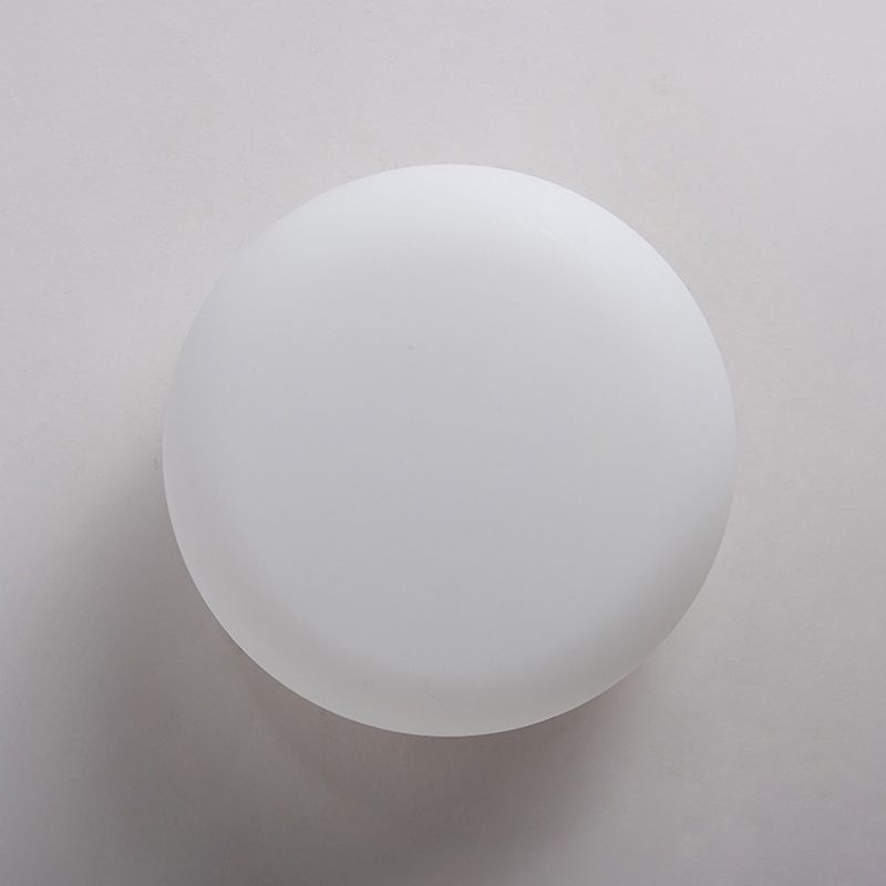 White Single Modernism Flush Mount Lighting LED Ceiling Light for Foyer