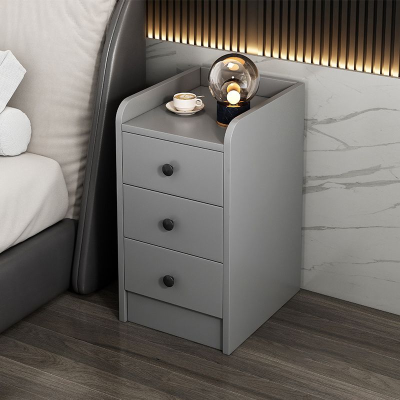 Modern Wooden Night Table Multi Drawers Nightstand for Bedroom