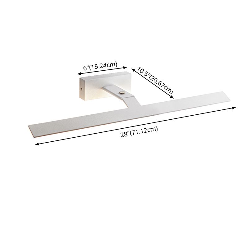 Rechteck Aluminiumwandbeleuchtung minimalistische LED -Wandleuchtenbeleuchtung LED -Wandleuchte