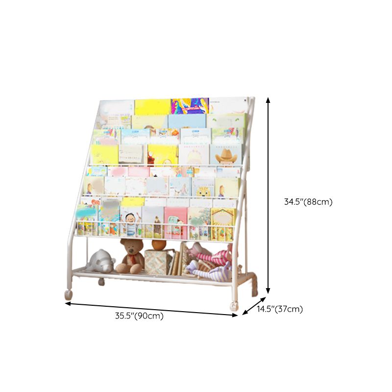 Rectangle Metal Book Display Nordic Freestanding Kids Book Display