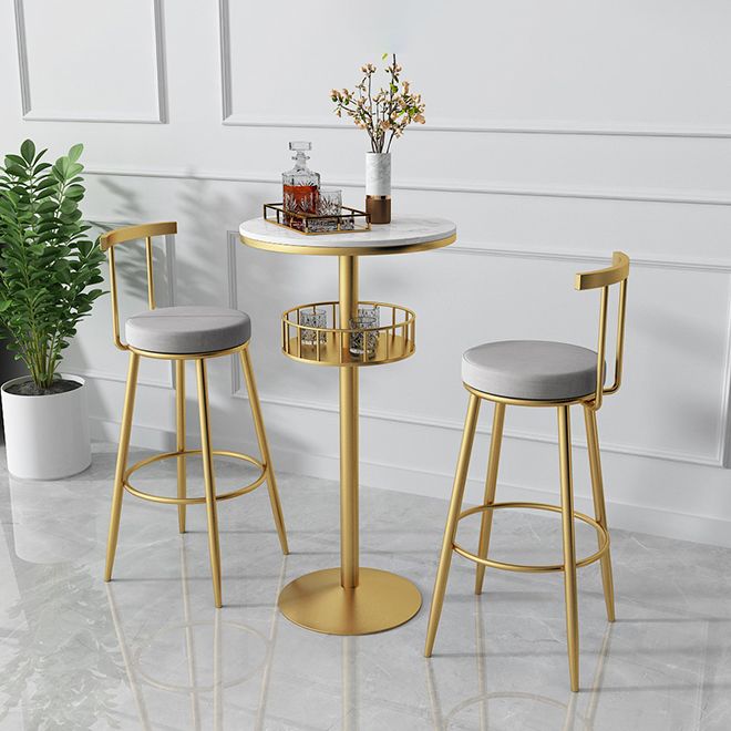 Nordic Artificial Marble Bar Table