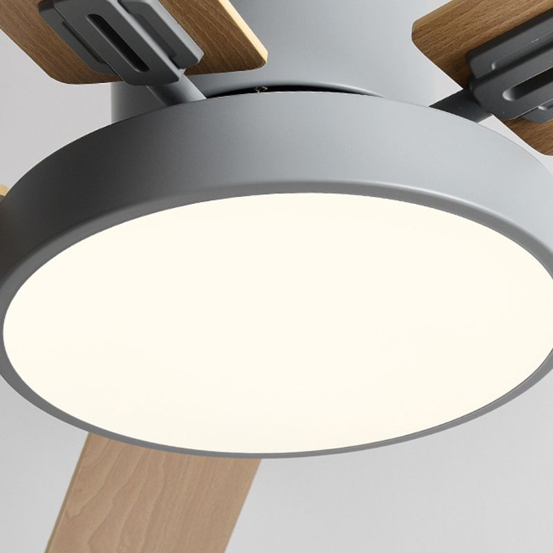 Minimalist Ceiling Fan Light Fixture Modern LED Ceiling Lamp for Bedroom