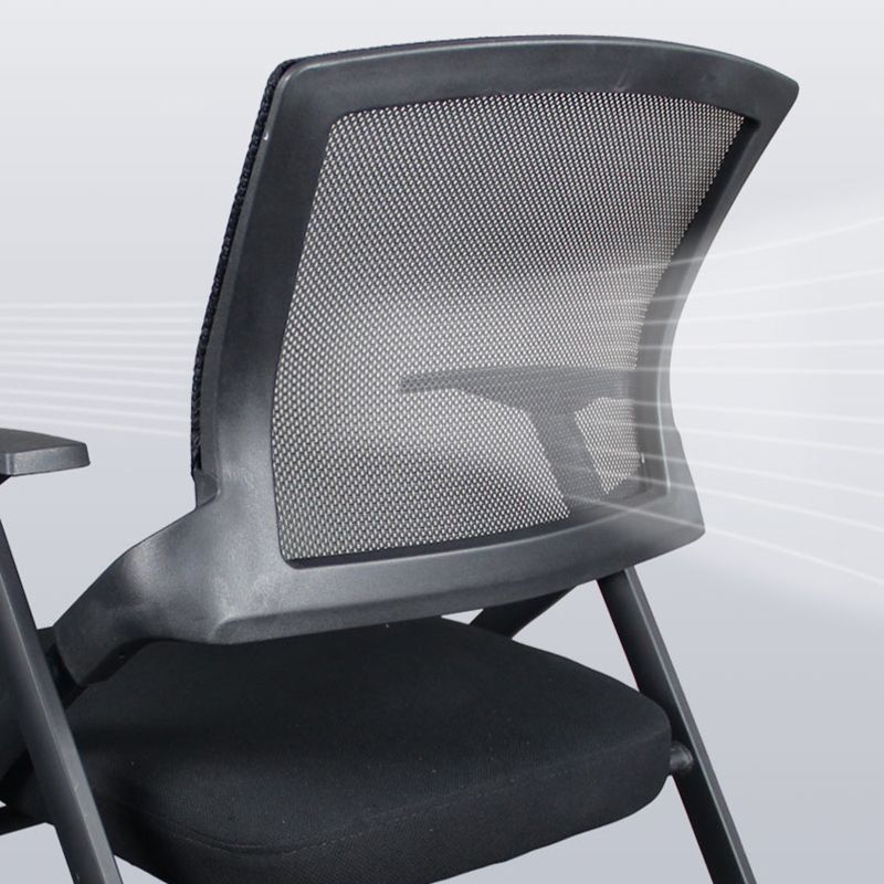 Mesh Mid Back Conference Chair Contemporary Ergonomic Arms Office Chair