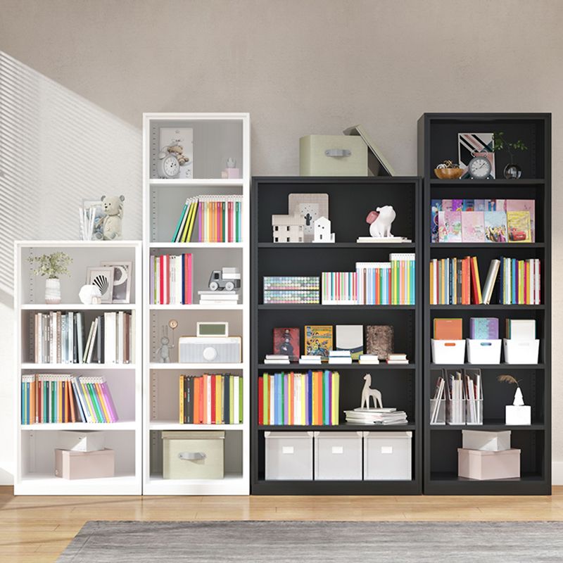 Metal Enclosed Bookshelf Modern Minimalist Rectangular Standard Bookcase