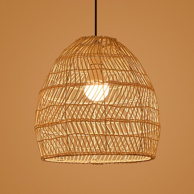 Luce a sospensione a sospensione a sospensione a sospensione a sospensione a sospensione in stile Bamboo in beige