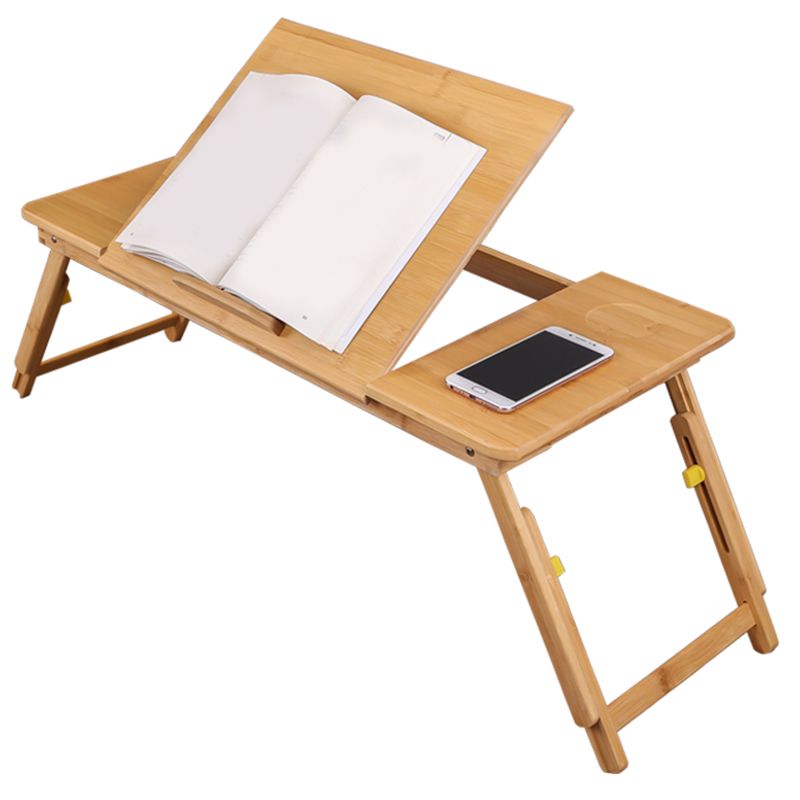 Contemporary Bamboo Writing Desk Folding Office Desk for Office