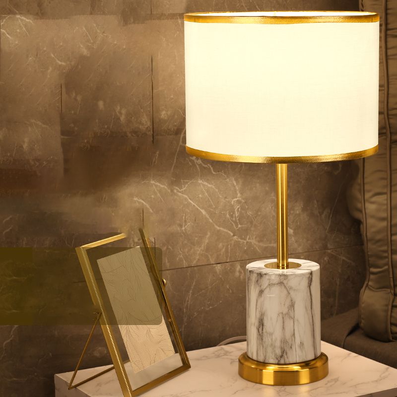 Postmodern 1-Light Metal Table Lamp with Touch-Sensor Control Table Light