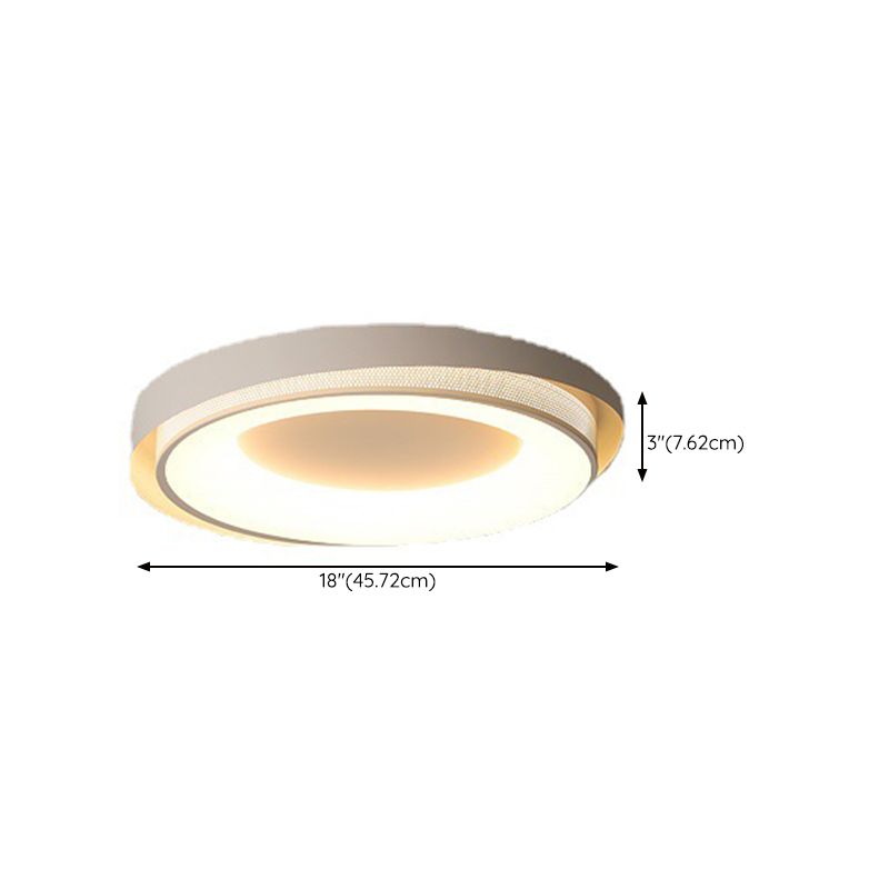 LED Modern Ceiling Light White Flush Mount Lighting for Restaurant