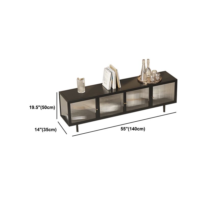 Enclosed Storage TV Stand Console Industrial TV Media Console